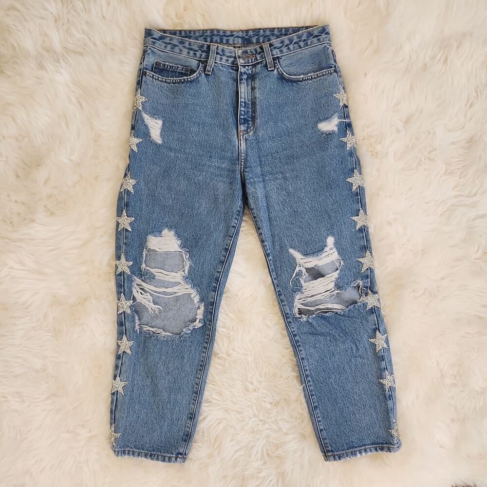 Carmar Hermia Sabella Rhinestone Star Jeans (Size 27)